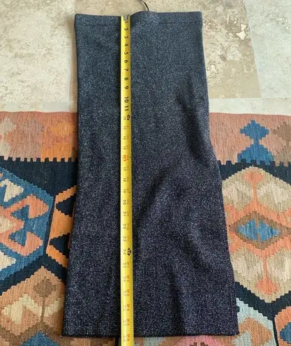 House of Harlow high waist pencil skirt heavy ribbed with slit revolve party NWT