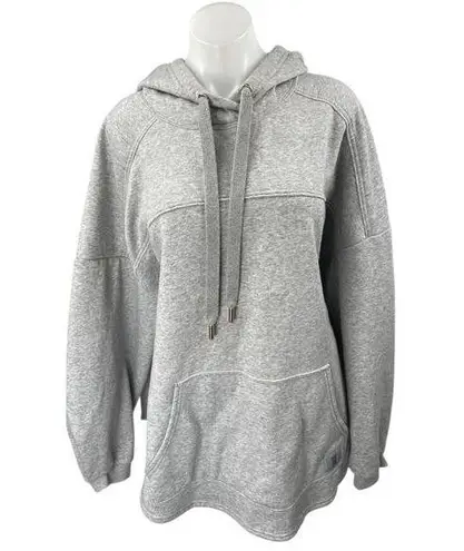 Savage Women's Gray Long Sleeve Oversized Hooded Hoodie Sweatshirt Sweater Top M Size M