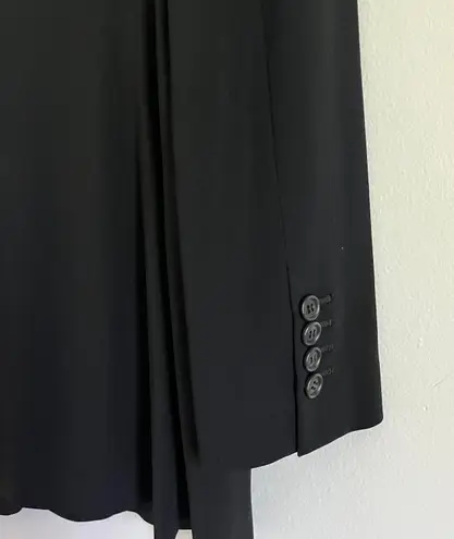 Piazza Sempione Wool Blend Women’s 4 Button Blazer Jacket Black Size 44 or 8