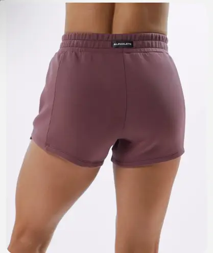 Alphalete NEW  Woman’s  ELMTS Relaxed Short - Mauve Size Medium