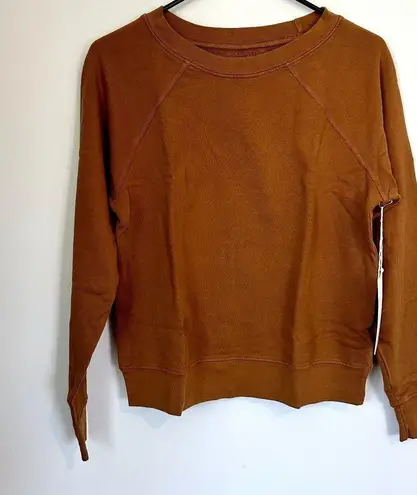 Mate the Label NWT  Amber Organic Terry Raglan Sweatshirt - Extra Small