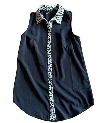 Ali & Kris - Blouse - Women’s Tank Top - Cheetah Print - Size S