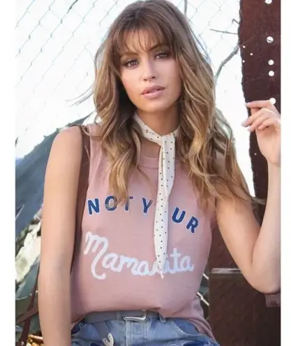 Mate the Label Tula Not Your Mamacita Burnout Tank Medium Large