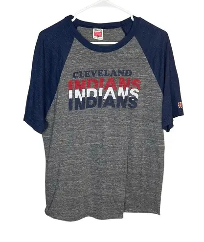 Women's Homage Cleveland Indians Baseball Vintage Raglan T