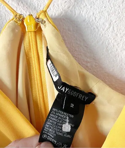 Jay Godfrey Carlo Sheath Dress in Yellow Gold