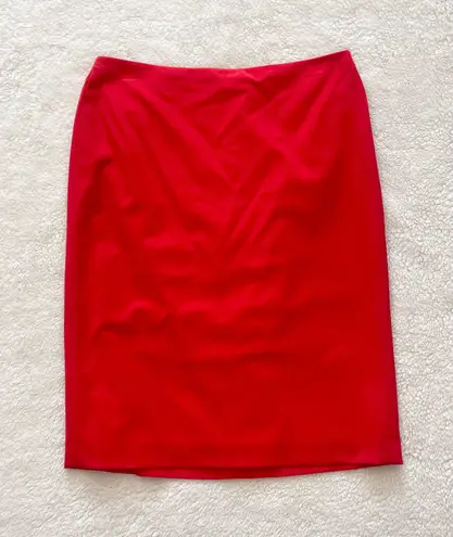 Anne Klein Red Pencil Skirt