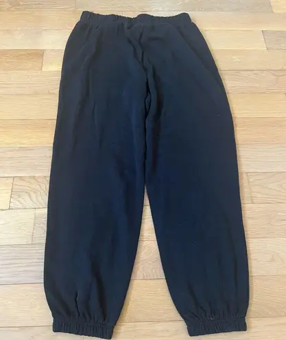 Lazy Pants Black Jogger Cinch Sweatpants Womens Size Small
