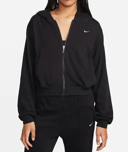  Cropped Hoodie Full Zip Tan With Black Nike Check Women’s Medium