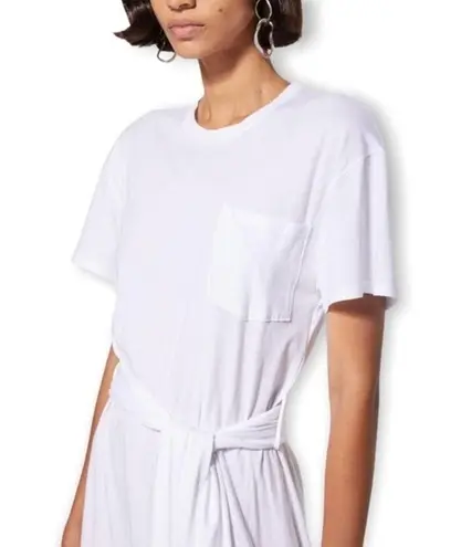 Jonathan Simkhai Sara Organic Cotton Dress White Large NWT