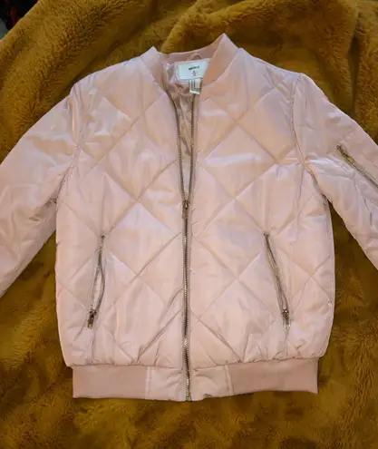 Forever 21 Light Pink Bomber Jacket