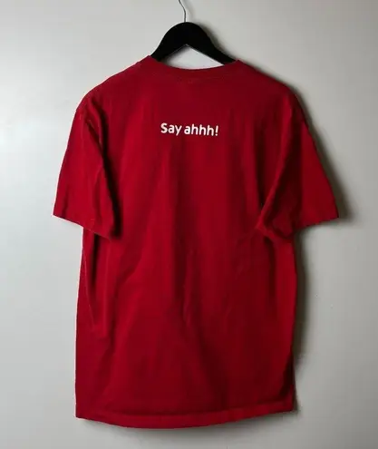 Dr McGillicuddy's Cherry Schnapps T Shirt Vintage Y2K Red Medium M Graphic Tee