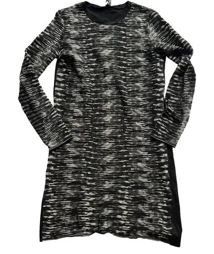 Missoni M Knit Sweater Dress Sz Med Black Black Space Dye Italy Tunic