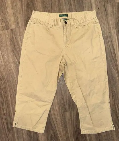 EUC Ralph Lauren Khaki Tan Classic Mid