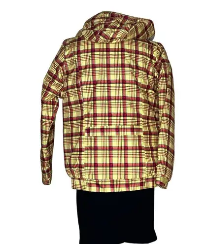 Burton Twist Bomber Jacket Plaid Snowboard Ski Winter Girls Junior XL