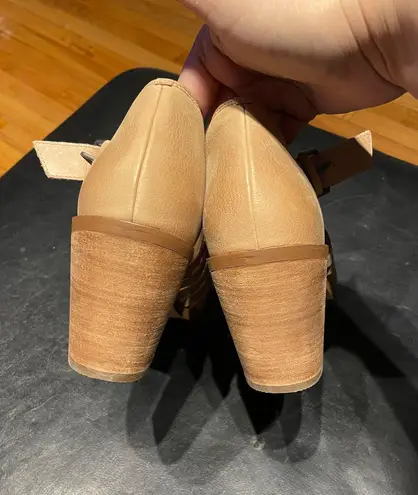 Caslon NWOT Nude Neutral Cutouts Breatheable All LEATHER Laser perforated Cutoffs Ankle Booties