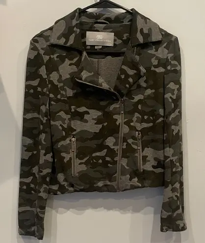 Tart Collections Women's Black and Gray camo lightweight Jacket with zippers Size XS - Image 1
