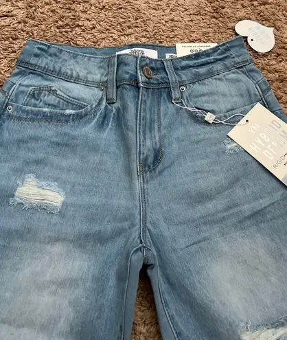 Ymi Light Wash Bermuda Shorts