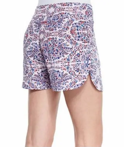 Rebecca Taylor Silk Shorts Floral Size 8 MSRP $275.00