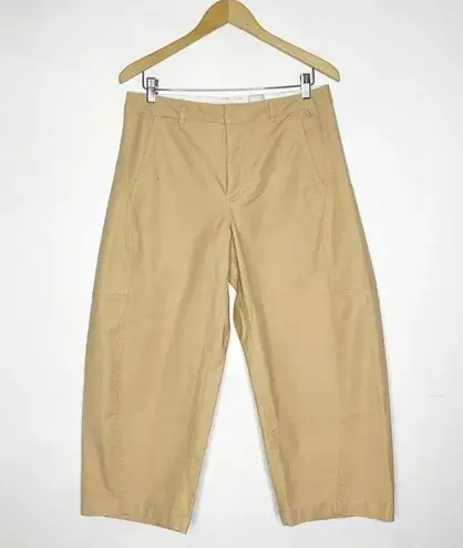 Maeve Curved Cropped Chino Pants Anthropologie Size 8