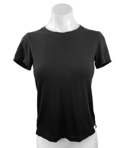 Dai Black Crew Neck Pullover Short Sleeve Basic T Shirt Tee Top Size XS