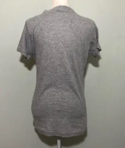 Rivalry Threads NWOT Temple University Owls V Neck Tee T Shirt Top Heather Gray