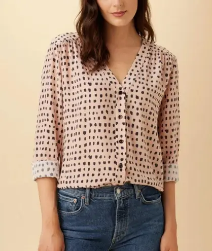 Amour Vert Kaya Washable Silk Blouse