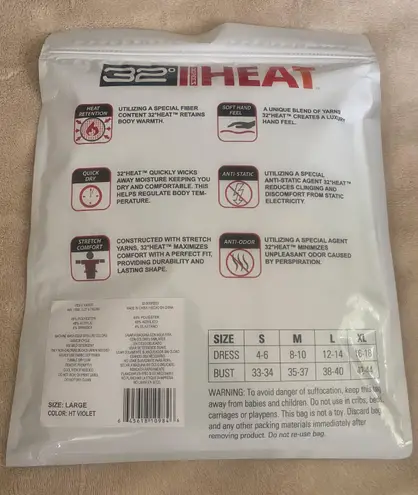 32 Degrees Heat NWT  Heat Long Sleeve Shirt