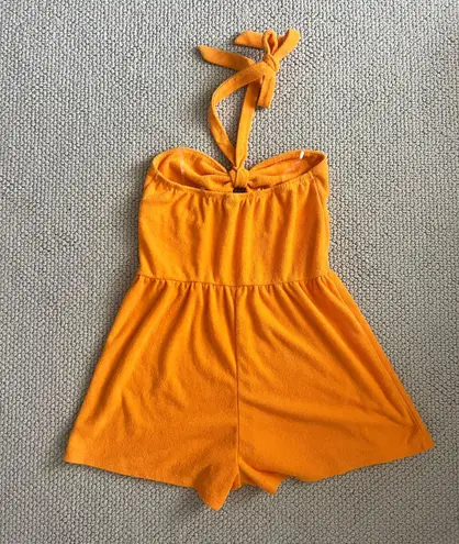 Summer Romper Orange Size XS