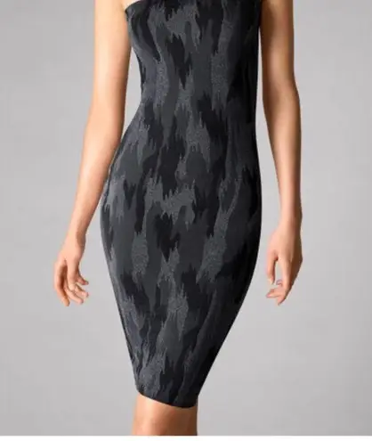 Wolford bodycon camouflage shaping contour dress Black