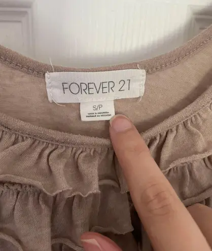 Xxi Y2K Ruffle Tank Blouse