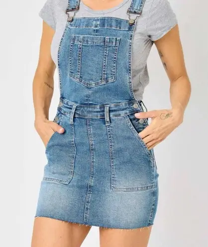 Judy Blue Denim Overalls Dress - Size S