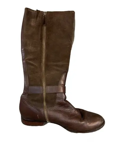 Cole Haan Women’s Size 7.5  Nike Air Brown Leather Riding Boots