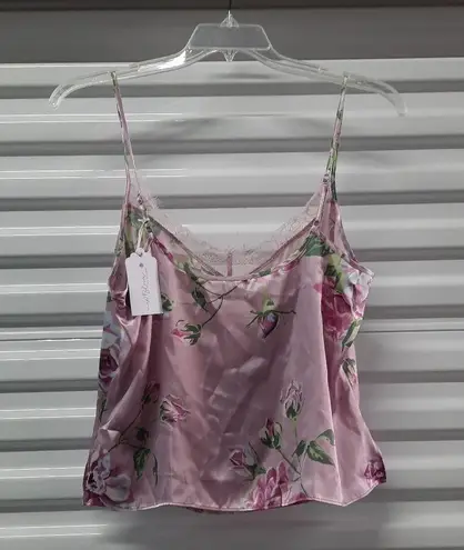 In Bloom By Jonquil Camisole Tank Top Women's Large Purple Lounge Sleepwear