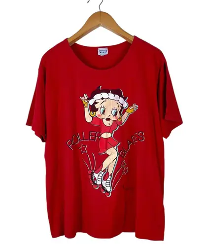 College Ware U.S.A. Vintage 1998 Betty Boop Roller Blade Shirt Women’s Size 18W/20W