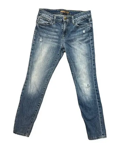 joe's jeans Joe's‎ The High Water Fit Skinny Jeans Women's 27 Blue Faded Distressed Crop Cut