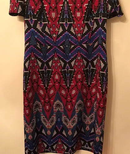 Maggy London Cold Shoulder Scuba Sheath Dress