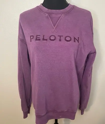 Peloton Purple Pullover Crew neck In Medium
