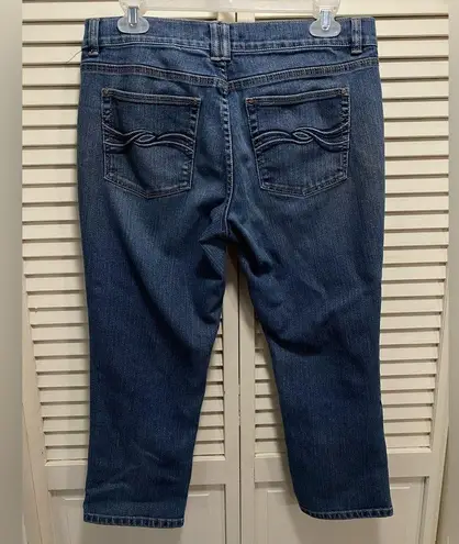 White House | Black Market  Capri Jeans Size 8 Denim Regular Fit Buttons Low Rise