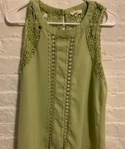 Marshalls Green Sleveless Blouse