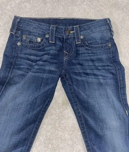 True Religion vintage  jeans flare made in USA Sz 26‎ Low Rise