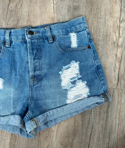 Forever 21 light wash jean Shorts size 27