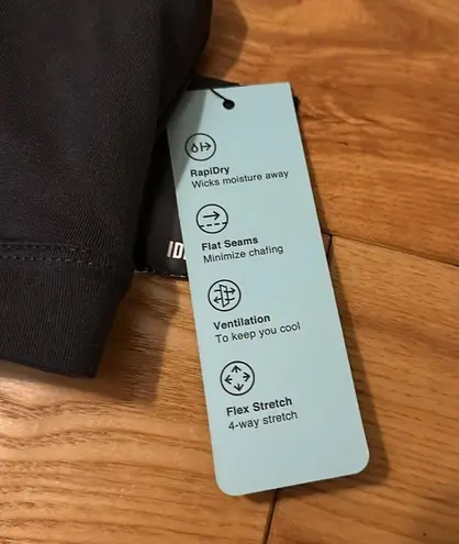 Ideology Deep Charcoal Strappy Back Sports Bra, Medium