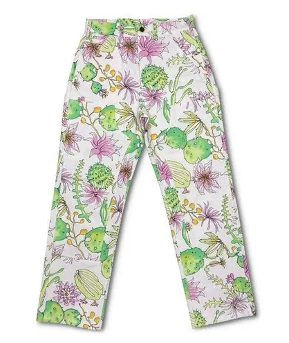 Keith Kelly NYC Cactus Double Knee Work Pants Size XL White