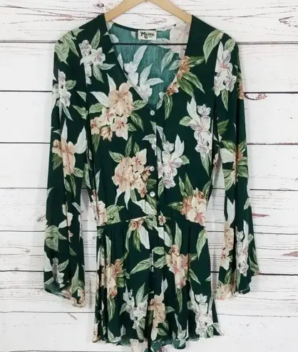 Show Me Your Mumu  | Red Rocks Romper in Cloud size M thumbnail 1