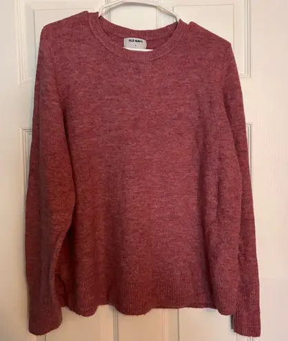 Old Navy  Pink/Red Knit Sweater