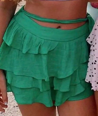 Adorable Green Wrap Skirt💚💚 Size M