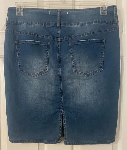 !iT Tatiana Denim Jean Skirt