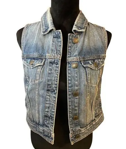 American Eagle NWT  Women’s Medium Denim Vest‎ Style 1813