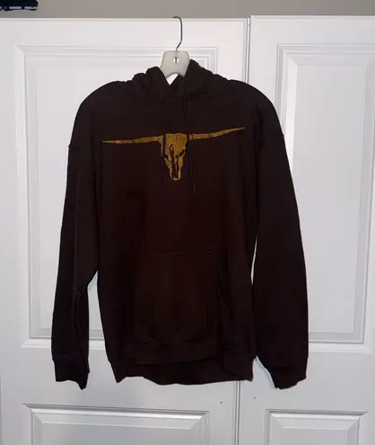 Brooks & Dunn men’s brown oversized hoodie Size M