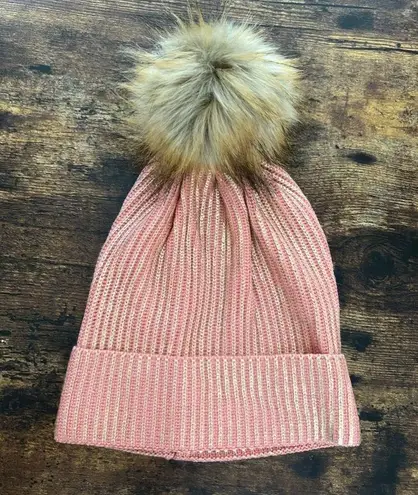 Urban Outfitters | Cheeky’s, ladies knit pom pom beanie/hat. Brown